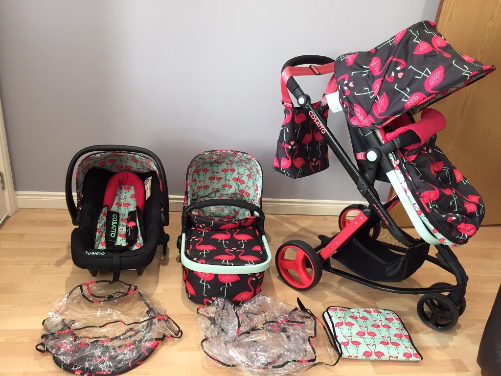 flamingo cosatto travel system